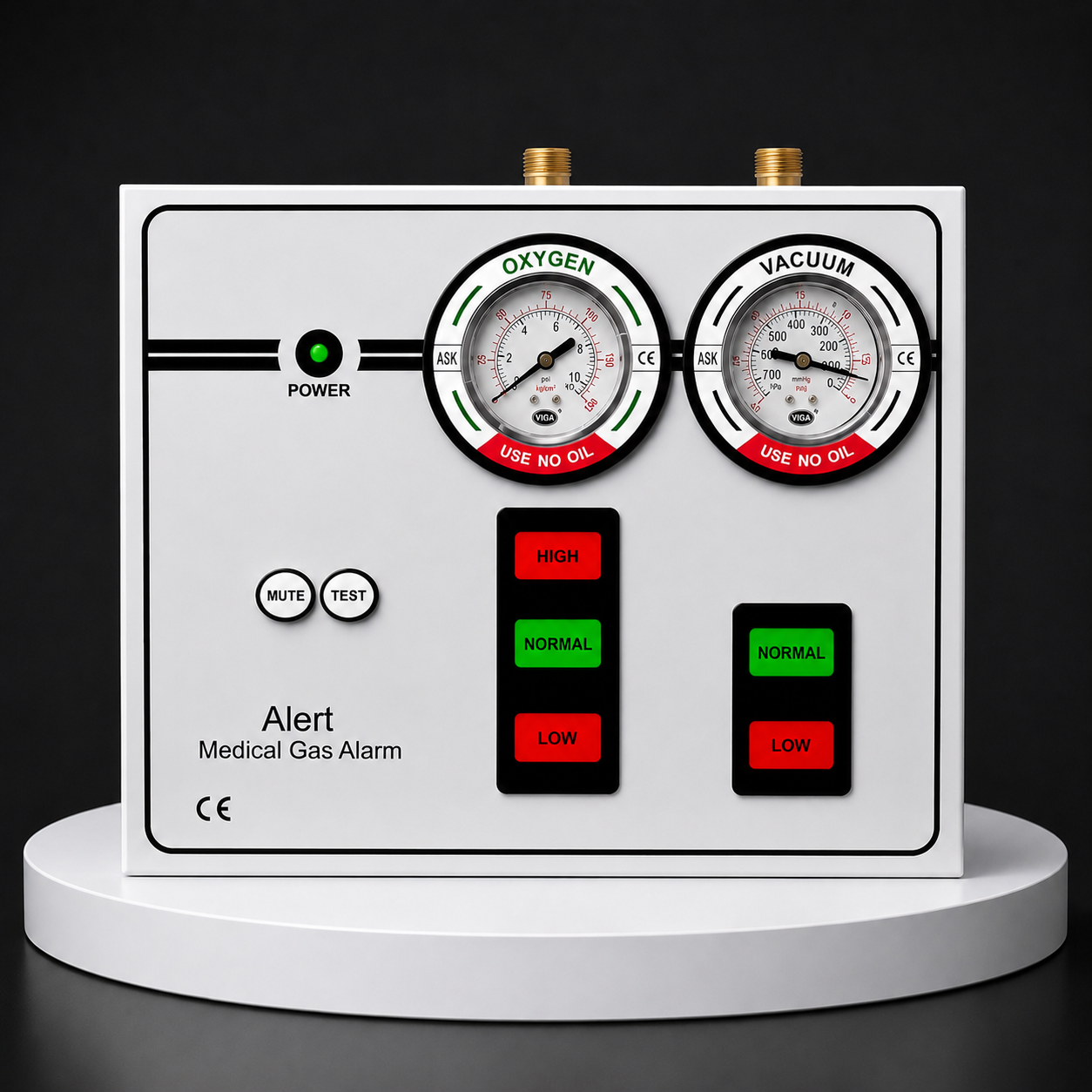 Two Gas Analog Medical Alarm System