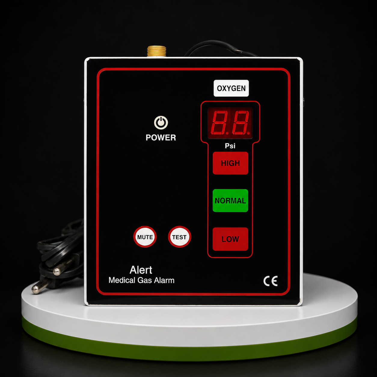 Single Gas Digital Medical Alarm System
